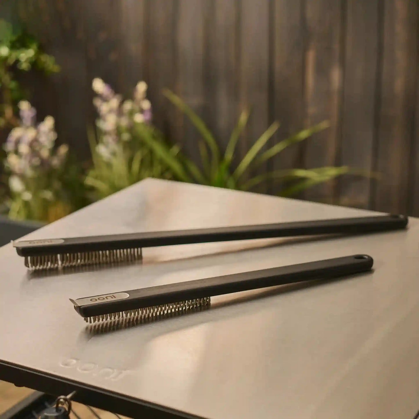 Ooni Pizza Oven Brush and Turning Peel Bundle